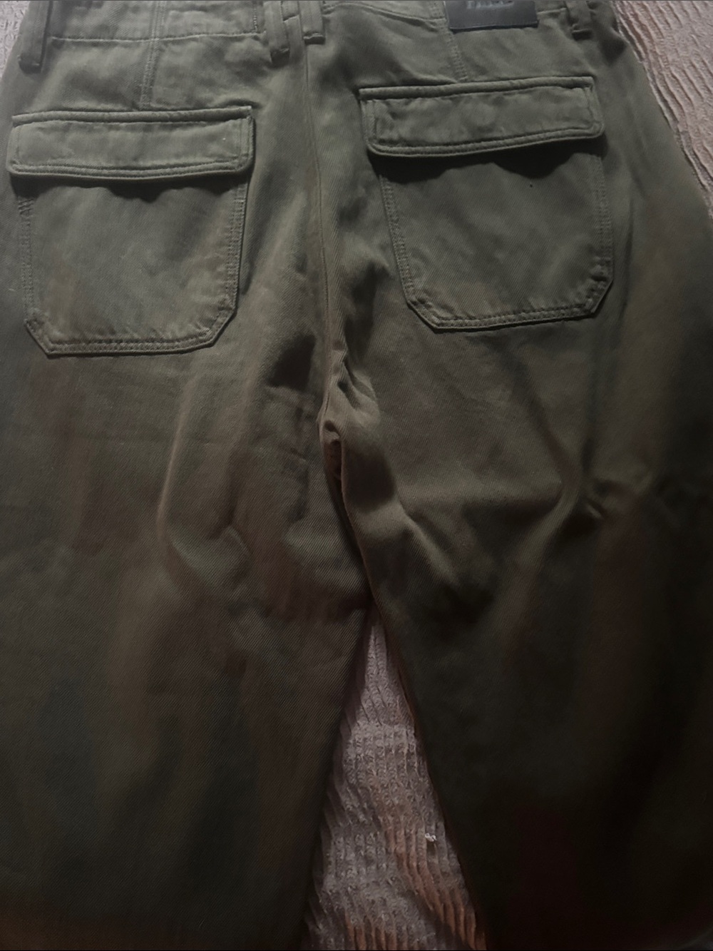 PAIGE size 29 woman's Olive Utility Chino Pants - Picture 6 of 6
